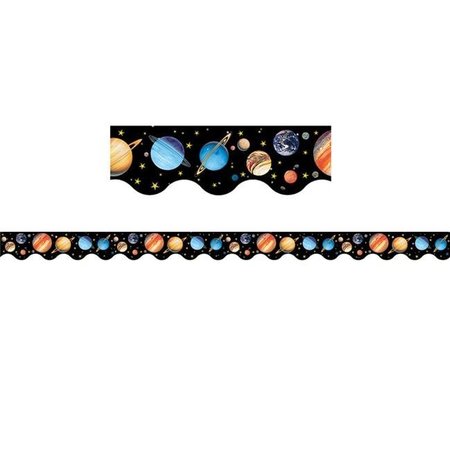 TEACHER CREATED RESOURCES Teacher Created Resources TCR4600-6 Solar System Border Trim - Pack of 6 TCR4600-6